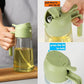 2-in-1 Glass Oil Sprayer & Dispenser Bottle (470ml) – Leak-Proof Mist Spray for Cooking, Baking & Air Fryer
