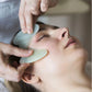 Jade Roller for Face with Gua Sha Tool | Anti-Aging Facial Massager & Skin Sculpting Kit