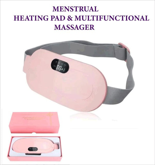 Electric Menstrual Heating Pad for Period Cramp Relief | 3 Heat & 4 Massage Modes