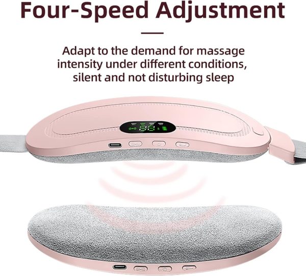 Electric Menstrual Heating Pad for Period Cramp Relief | 3 Heat & 4 Massage Modes