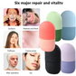 Silicone Ice Roller for Face & Dual-Action Facial Cleansing Scrub (Random Color)